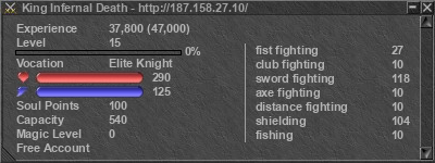 Signature for player King Infernal Death