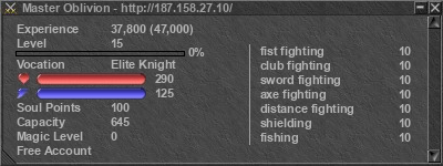 Signature for player Master Oblivion
